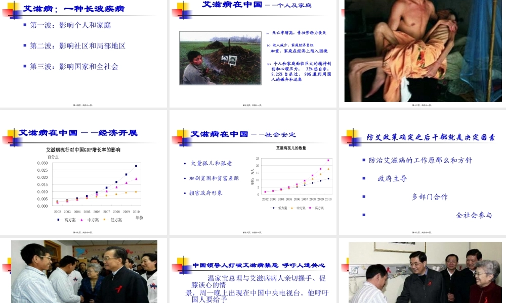 中央学校多部门合作遏制艾滋病蔓延2005-湖北.pptx