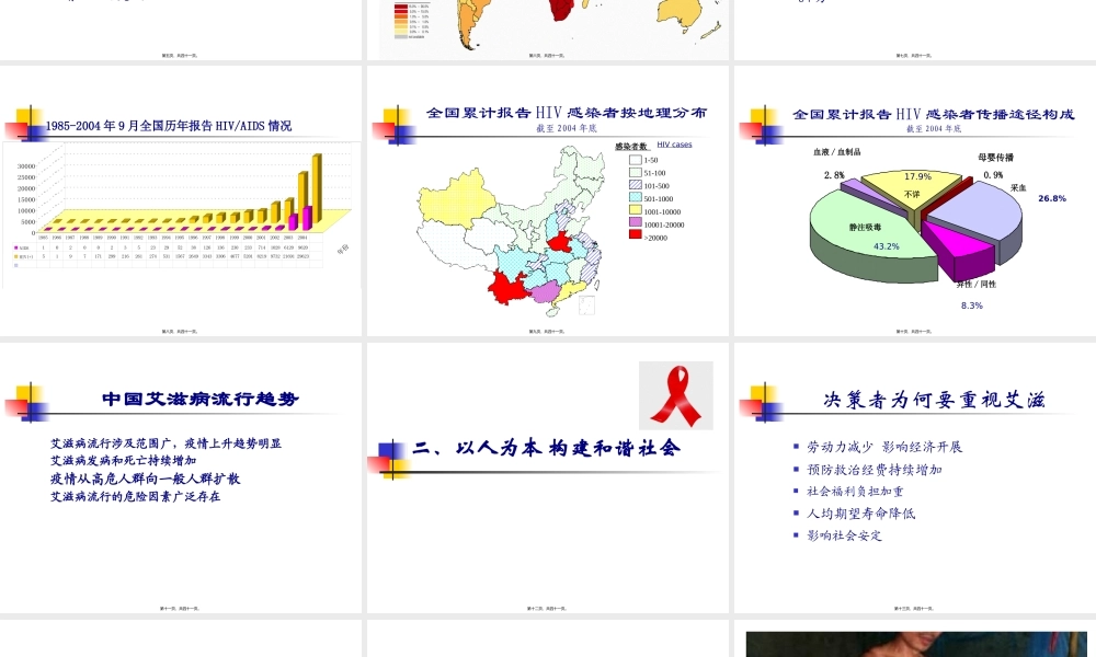中央学校多部门合作遏制艾滋病蔓延2005-湖北剖析.pptx