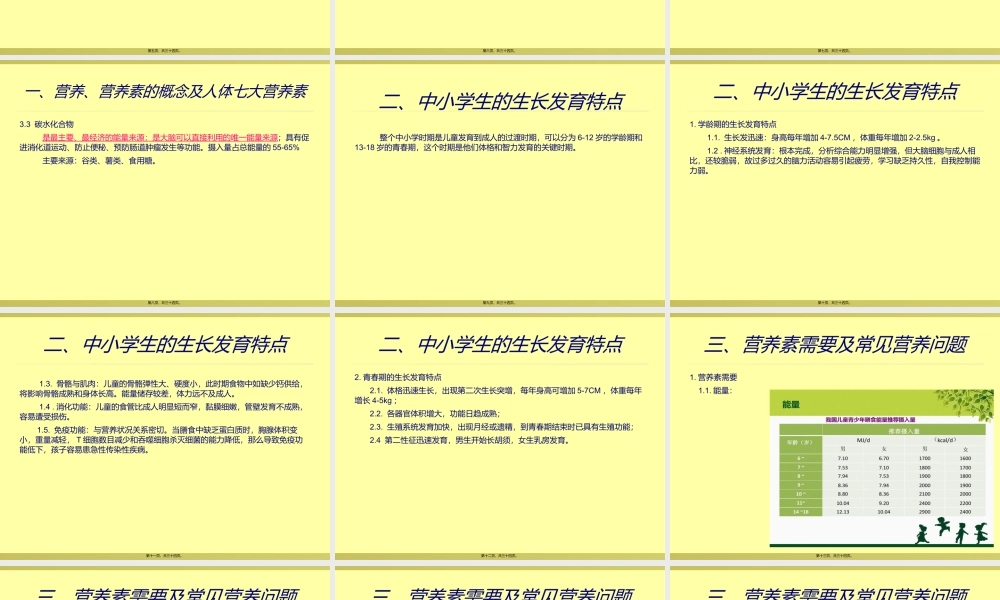 中小学生营养与膳食指南.ppt