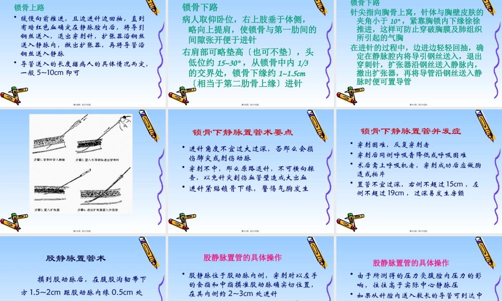 中心静脉置管技术在危重病研究.pptx