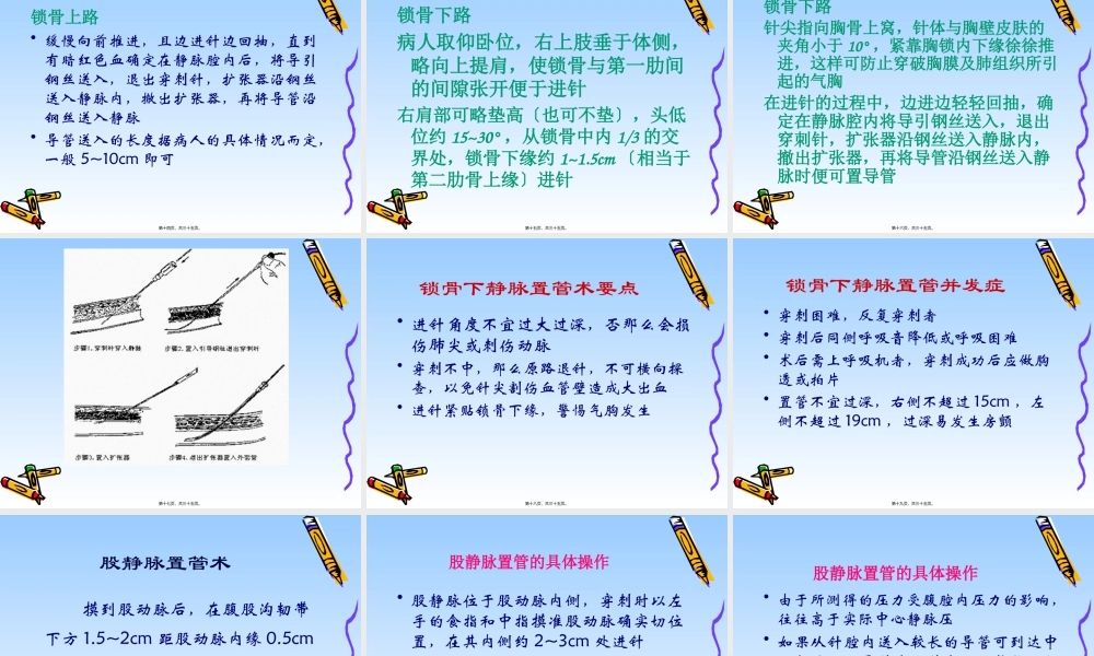 中心静脉置管技术在危重病(XLW)研究.pptx