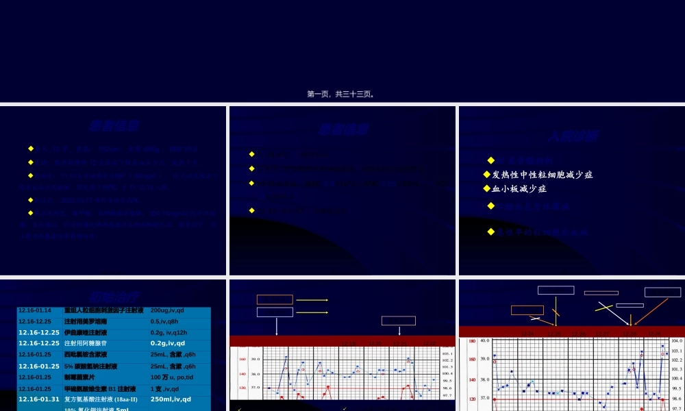 中性粒细胞减少症肺部感染药学服务案例分析.ppt