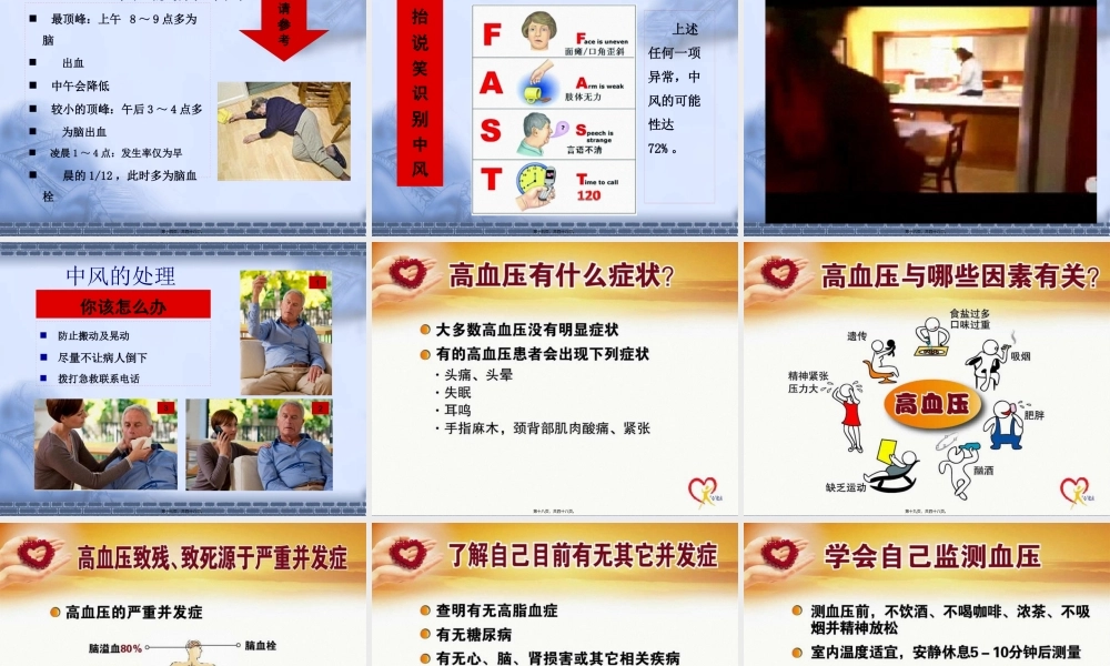 中老年人健康知识讲座-新冠社区2015.pptx