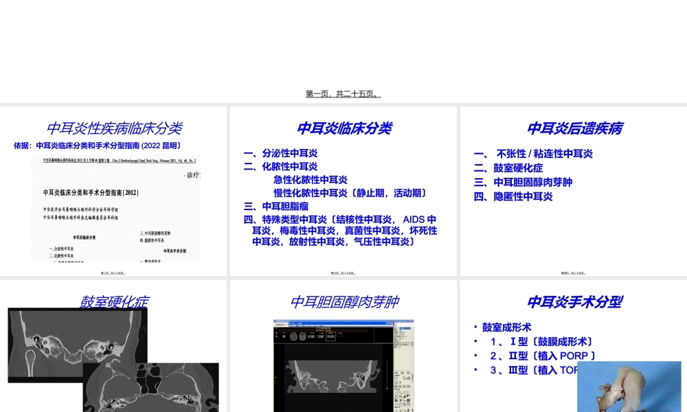中耳炎规范化诊治思路.ppt