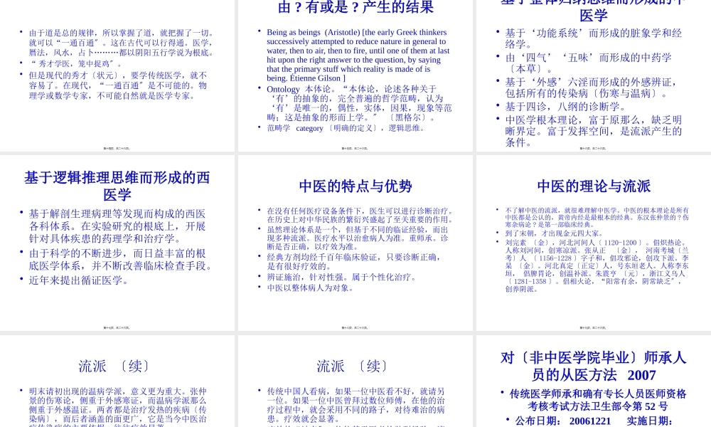 中西医根本区别源于思维方式差异(详细).pptx