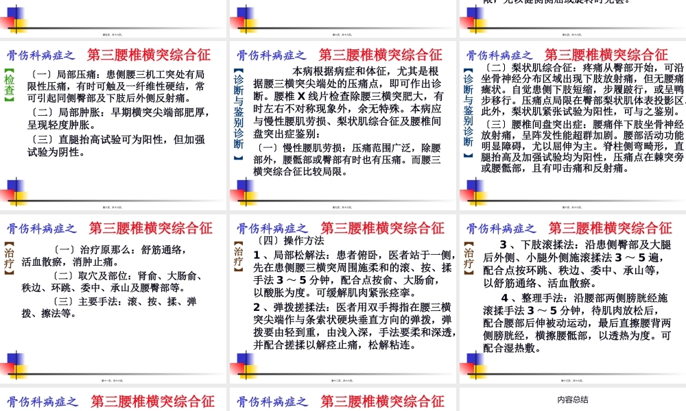 中西医结合-第三腰椎横突综合征重点.pptx