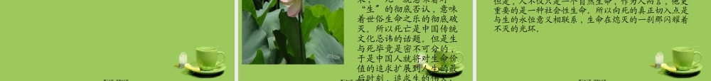 中西方文化对比之生老病死.pptx