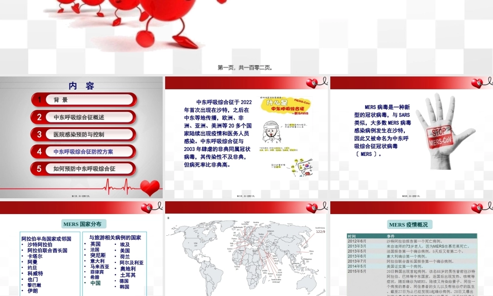 中东呼吸综合征院感防控2015版解读.pptx