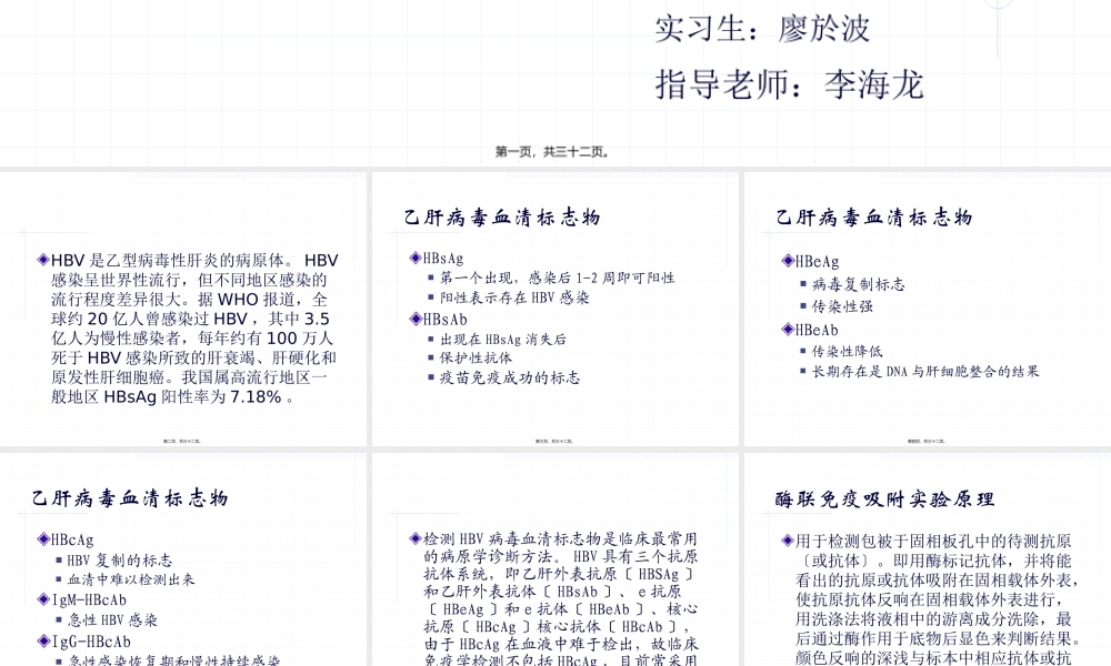 乙肝两对半定性测定.pptx