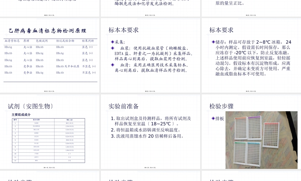 乙肝两对半定性测定.pptx