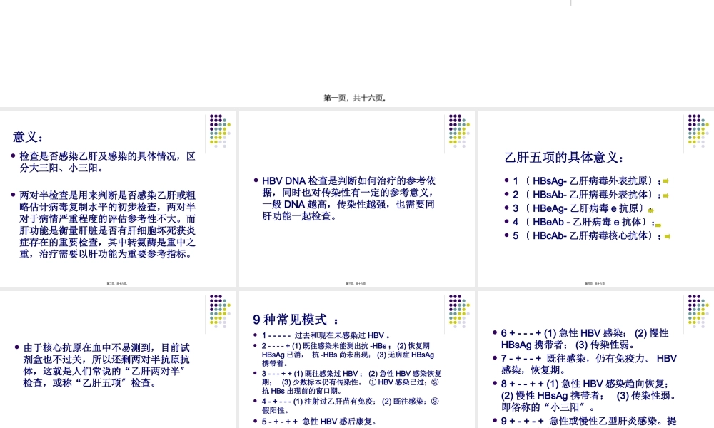 乙肝五项化PPT.pptx