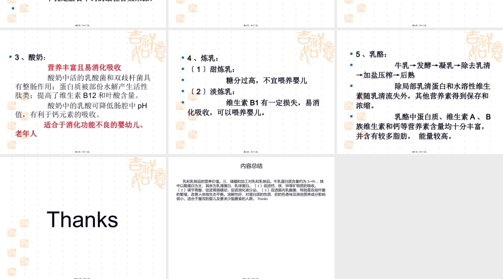 乳和乳制品的营养价值.pptx