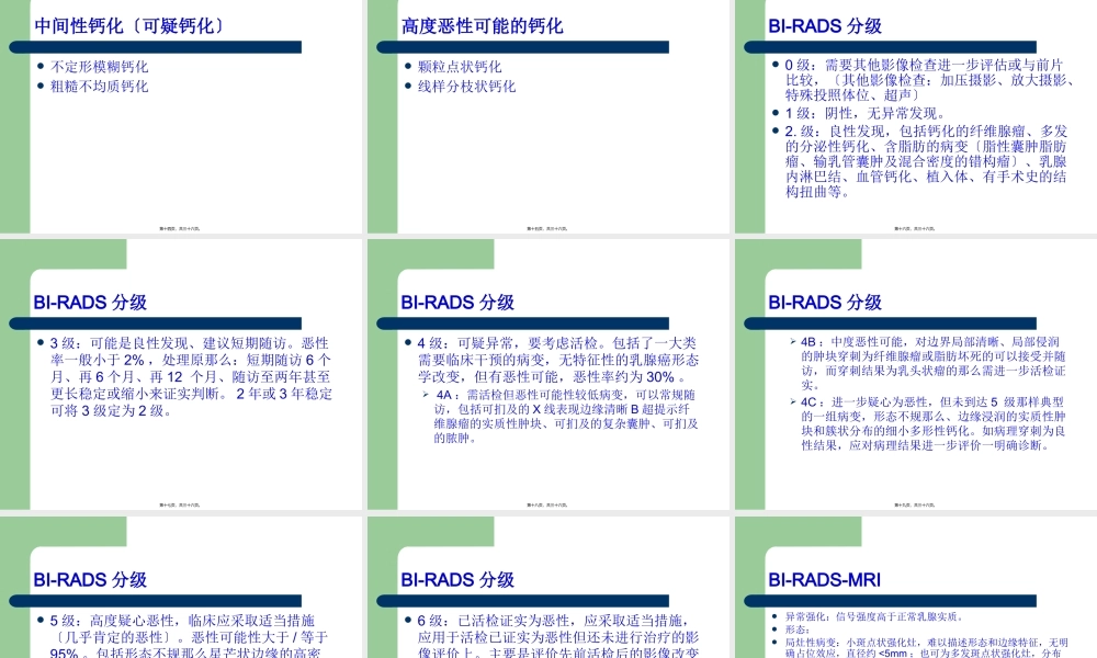 乳腺BI-RADS分级剖析.pptx