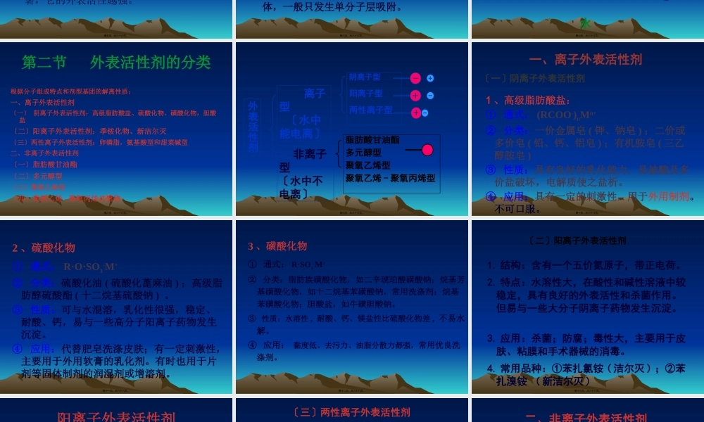 人卫版第七版药剂学第三章表面活性剂剖析.pptx