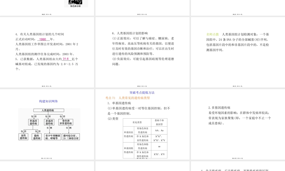 人类的遗传病---一轮复习.pptx
