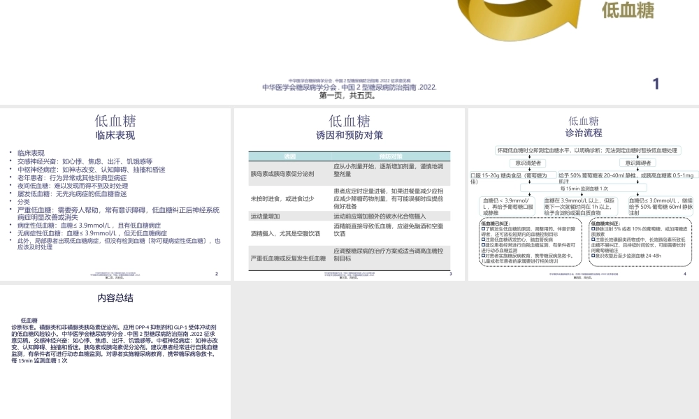 低血糖诊治流程.pptx