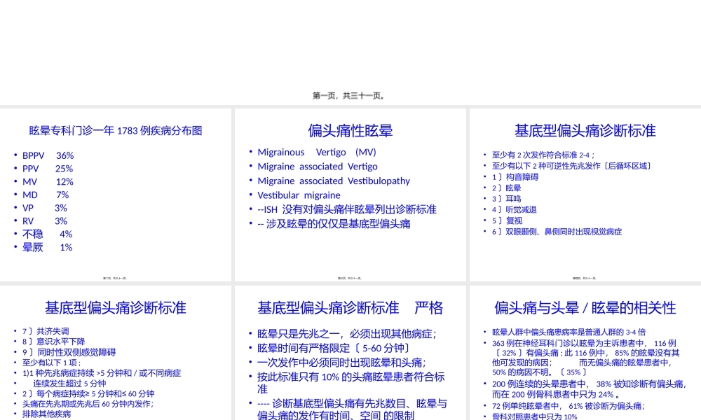 偏头痛性眩晕.pptx