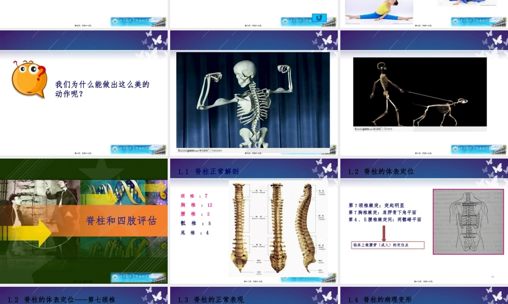 健康评估——脊柱和四肢评估.pptx