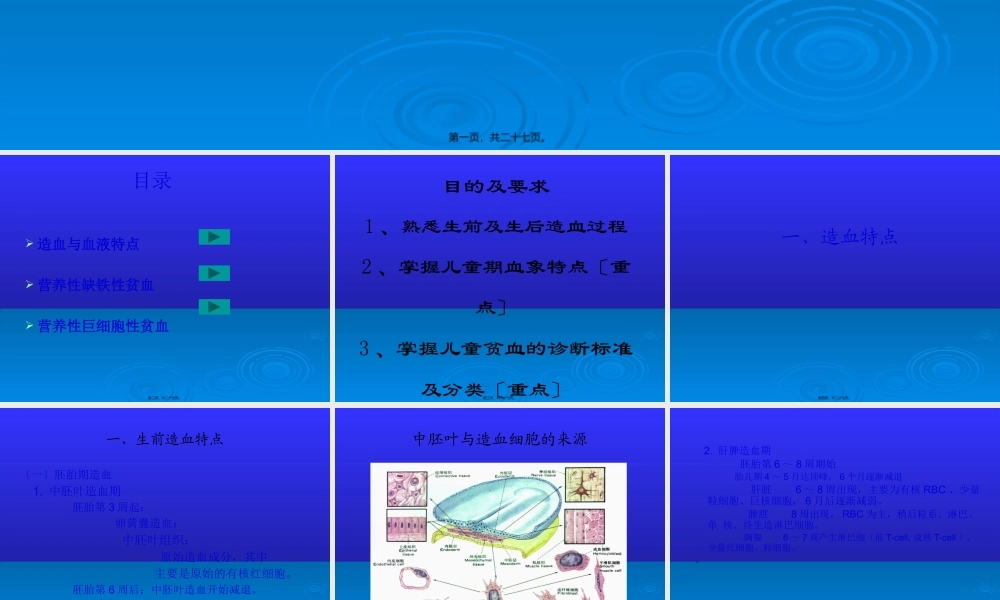 儿童造血及血象特点.pptx