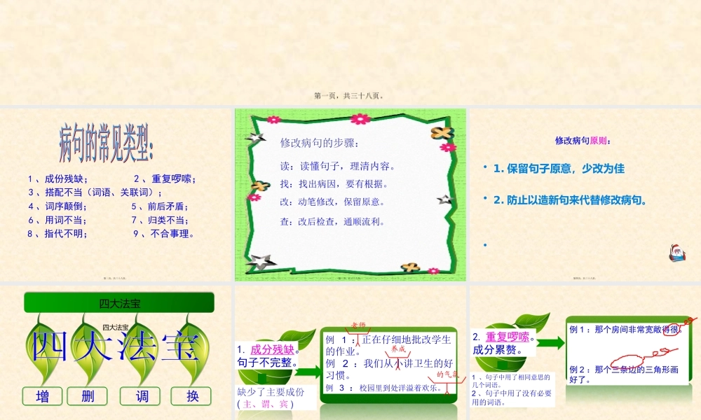 六年级修改病句大全.pptx