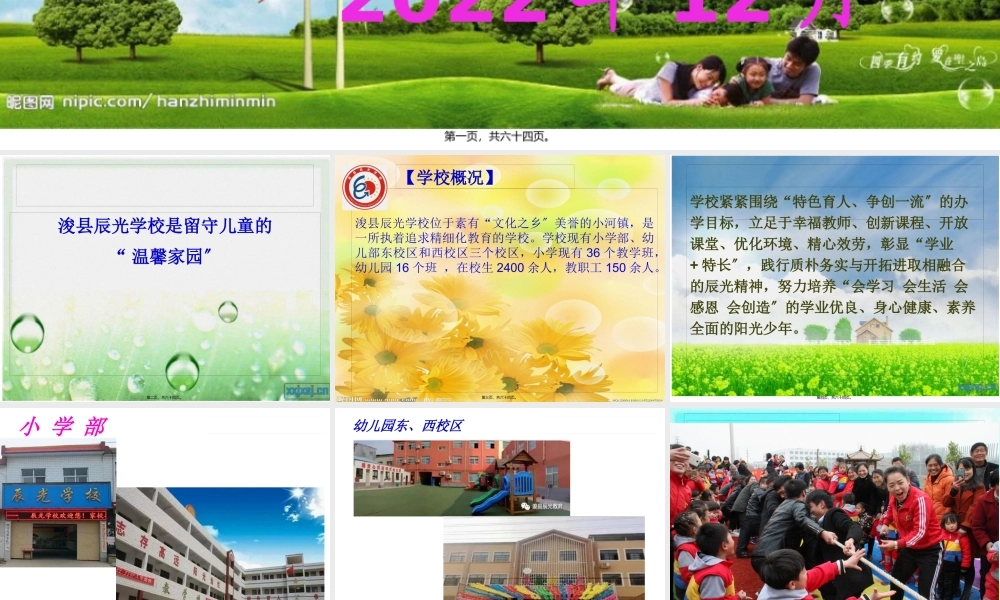 关爱留守儿童-情暖辰光大手牵小手.pptx