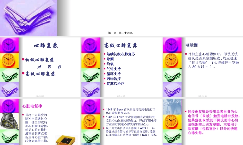 典藏《高级心肺复苏及心脏电复律》.pptx
