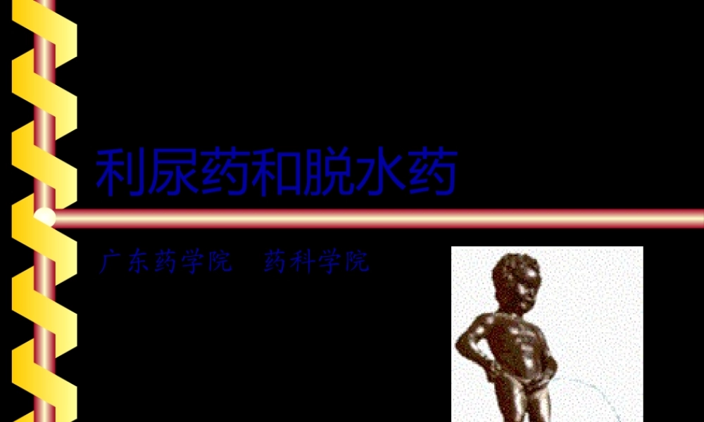 利尿药药理.pptx