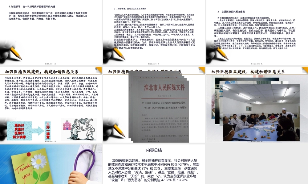 加强医德医风建设.ppt
