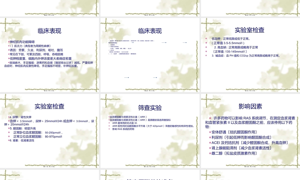 原发性醛固酮增多症高血压病.ppt