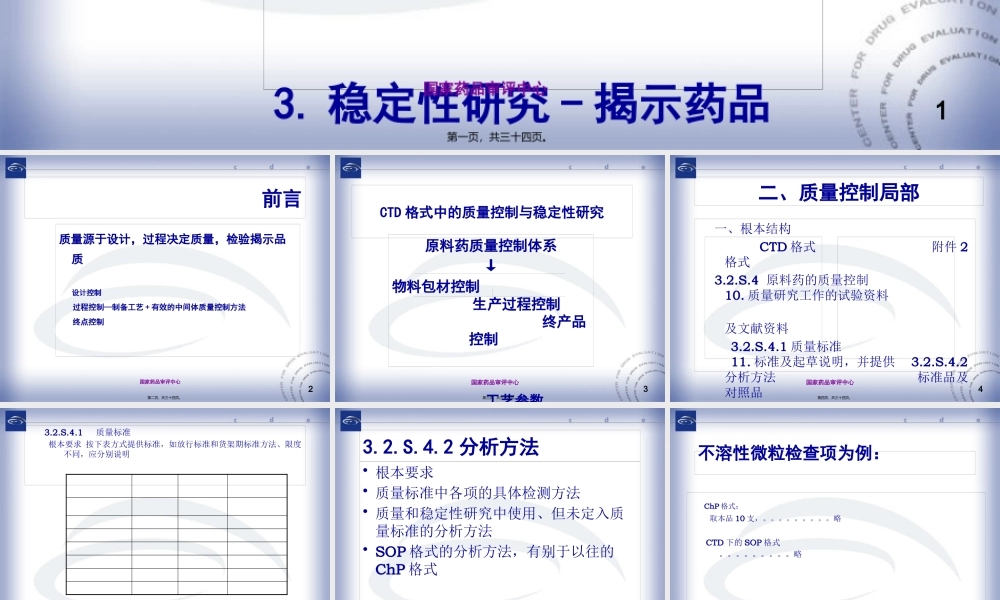 原料药质量控制及稳定性资料要求解读.pptx