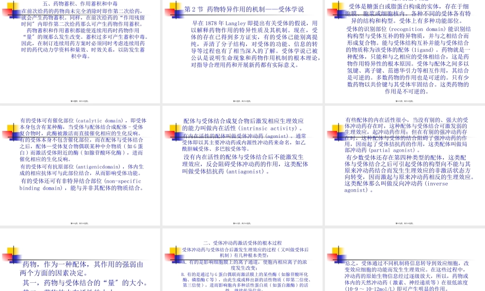 受体部分激动药.pptx