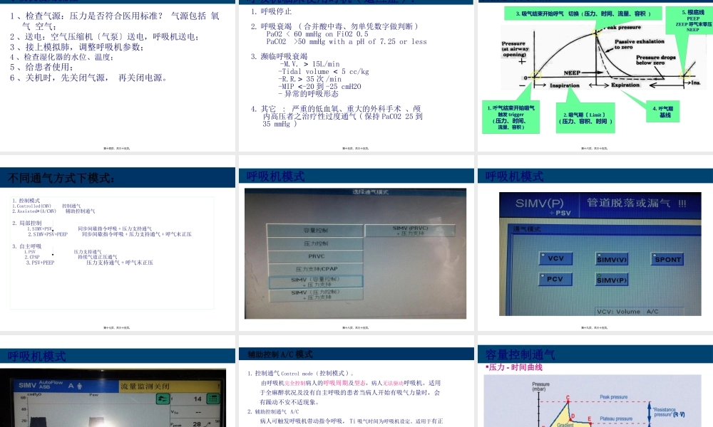 呼吸机相关知识介绍.pptx