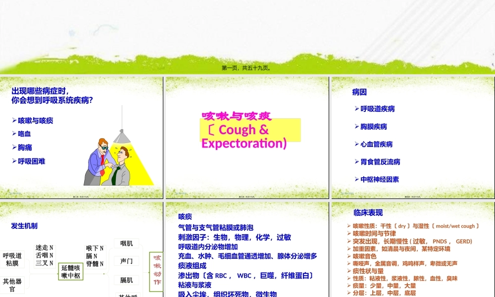 呼吸系统常见症状及体格检查概述.pptx