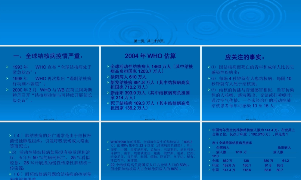 国内外结核病流行趋势与控制策略.pptx