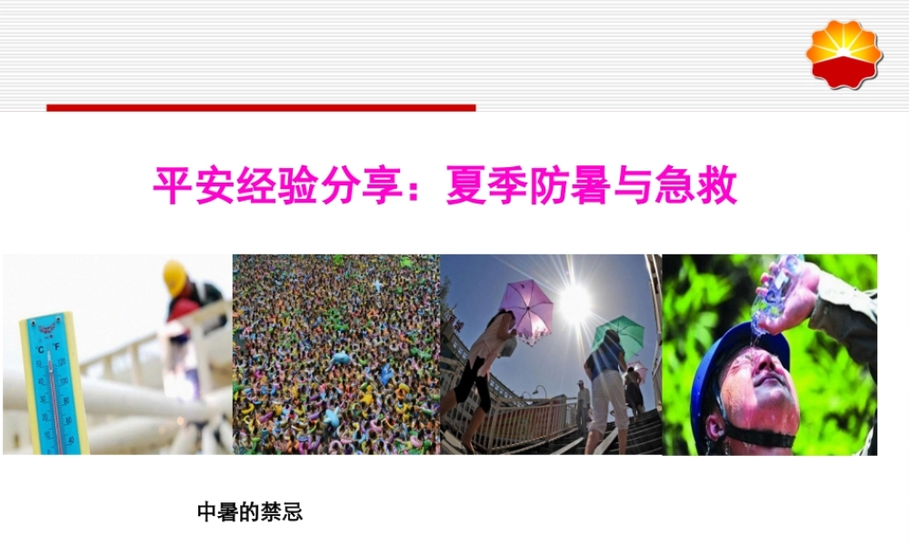 夏季防暑与急救剖析.pptx