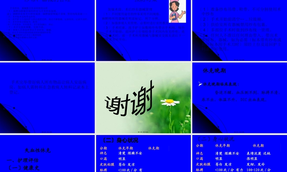 失血性休克病人抢救的台下配合剖析.pptx