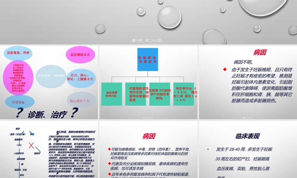 妊娠期急性脂肪肝.ppt