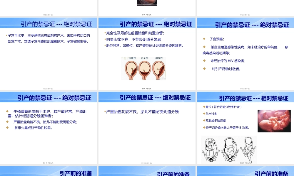 妊娠晚期促子宫颈成熟与引产.pptx