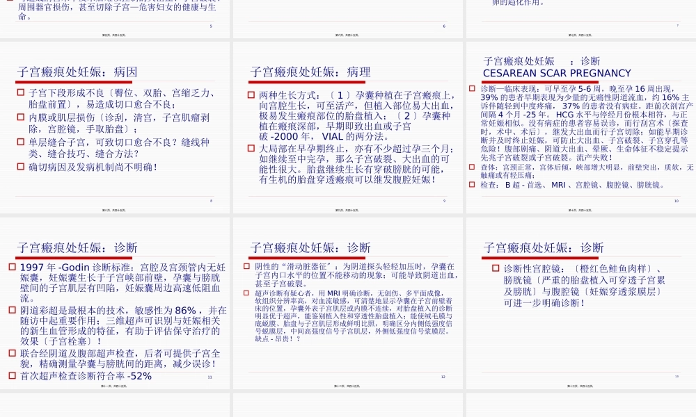 子宫瘢痕处妊娠.pptx