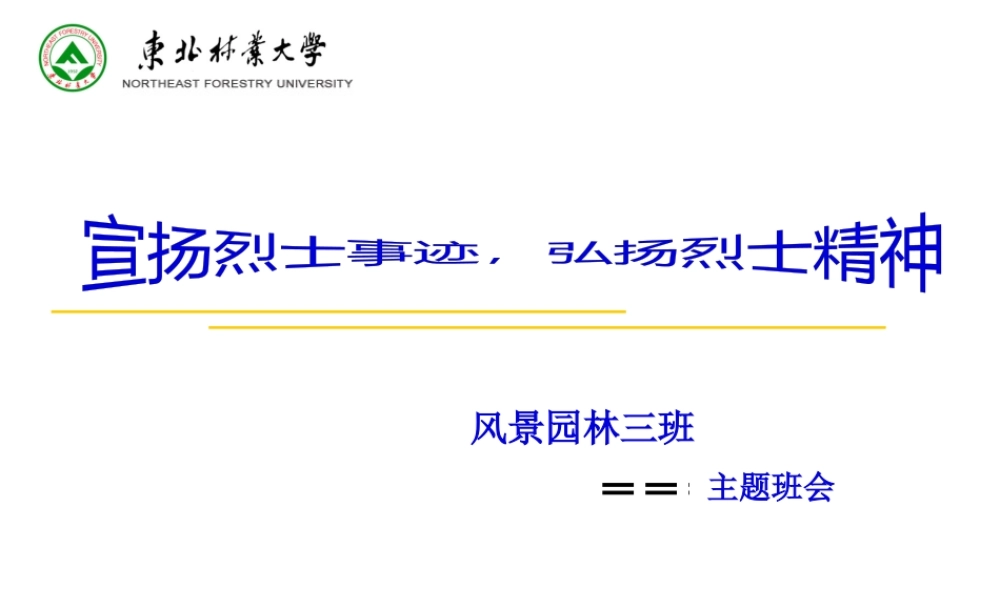 宣扬烈士事迹-弘扬烈士精神.pptx