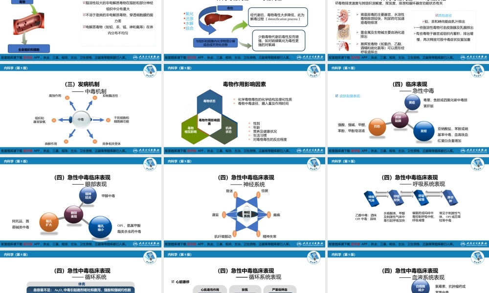 第二章 中毒 第一节概述(1).pptx