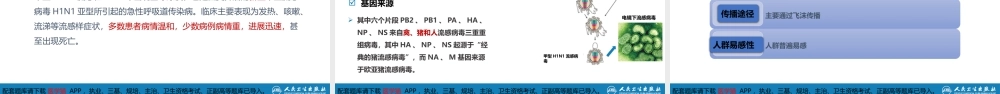 第二章 病毒性传染病 第三节 流行性感冒病毒感染(1).pptx