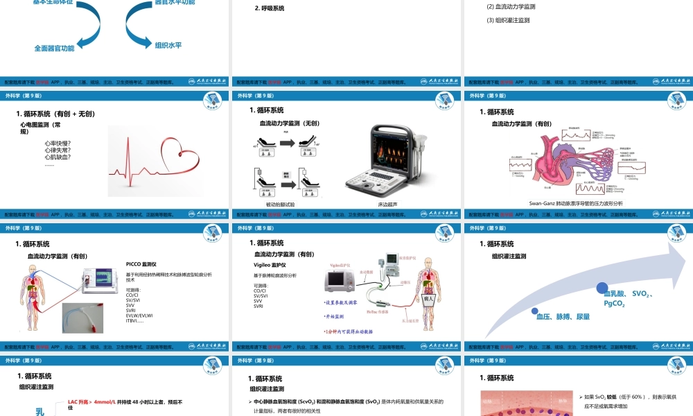 第八章 第一节 重症监测治疗(1).pptx