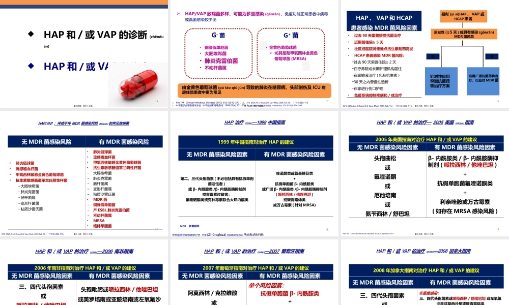 2022年医学专题—医院获得性肺炎(HAP)诊治指南最新综述(精).ppt