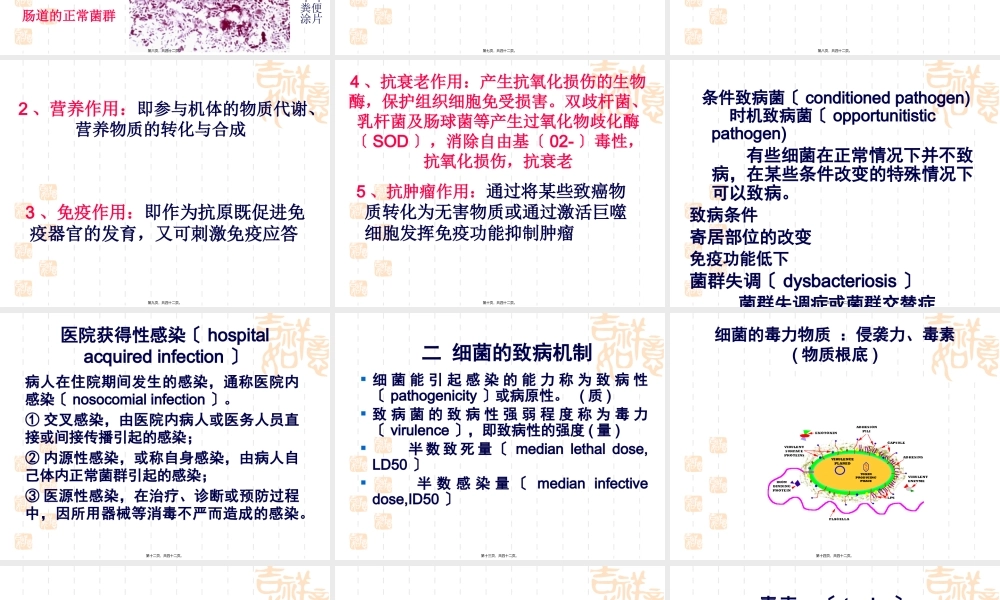 6细菌的感染和免疫.pptx