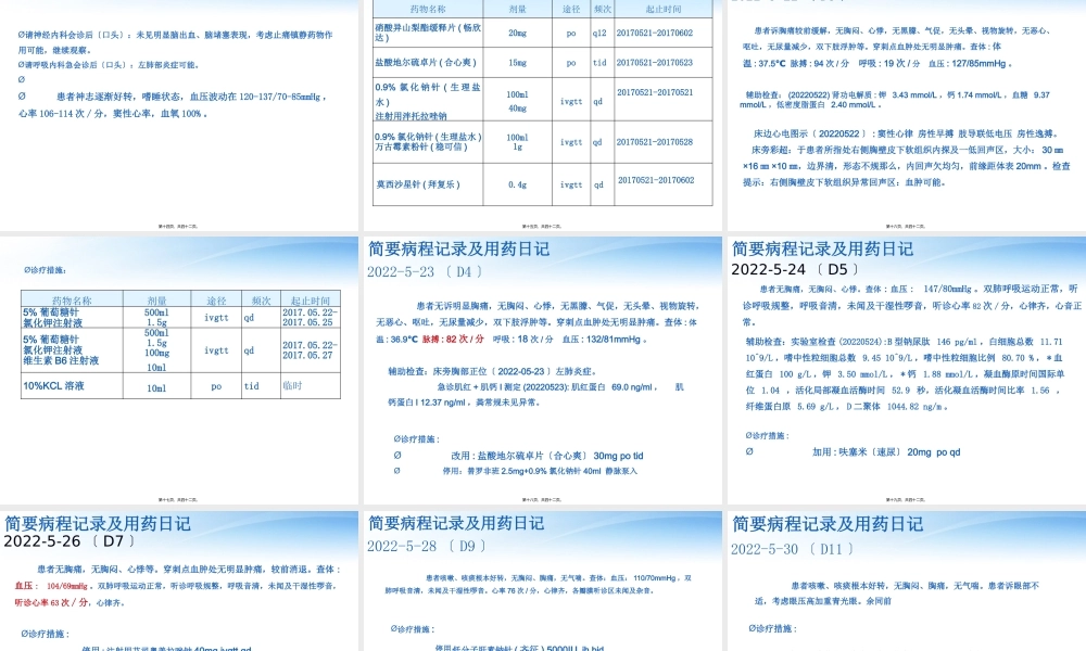 一例心梗后心源性休克合并肺部感染患者的病例讨论.pptx