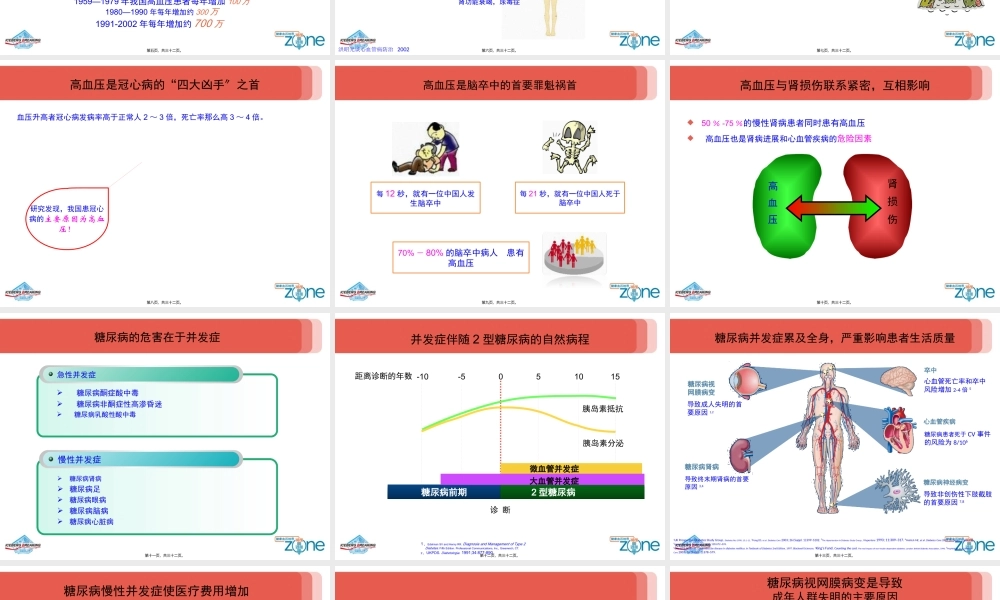 IGT患教2-高血压与糖尿病的危害.pptx