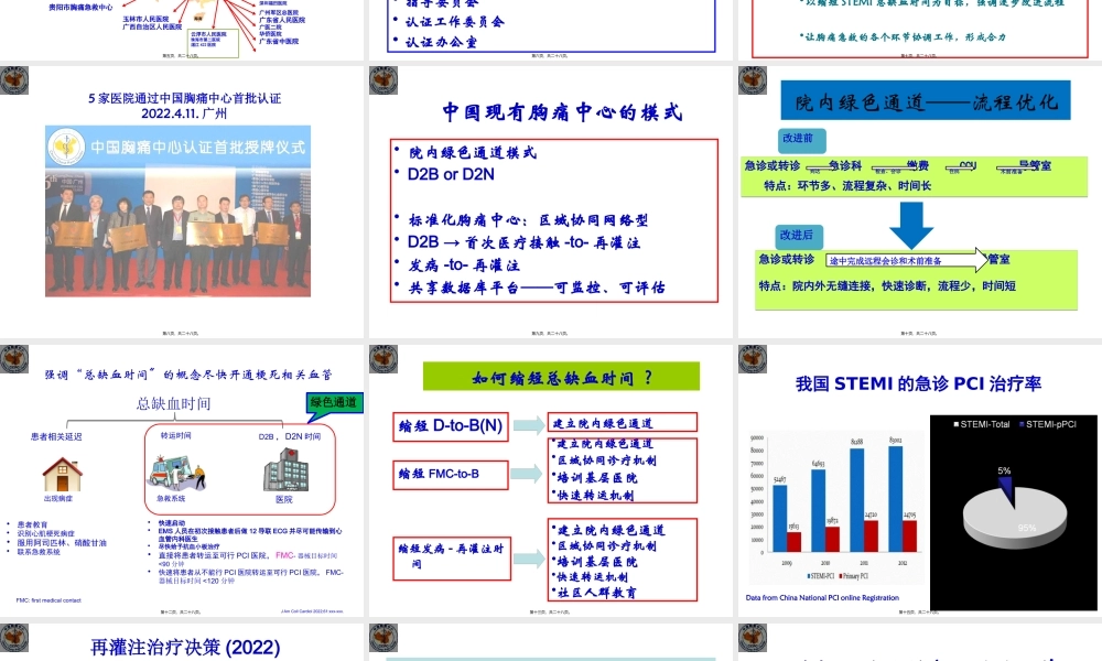 中国胸痛中心建设的现状与未来(PPT).pptx