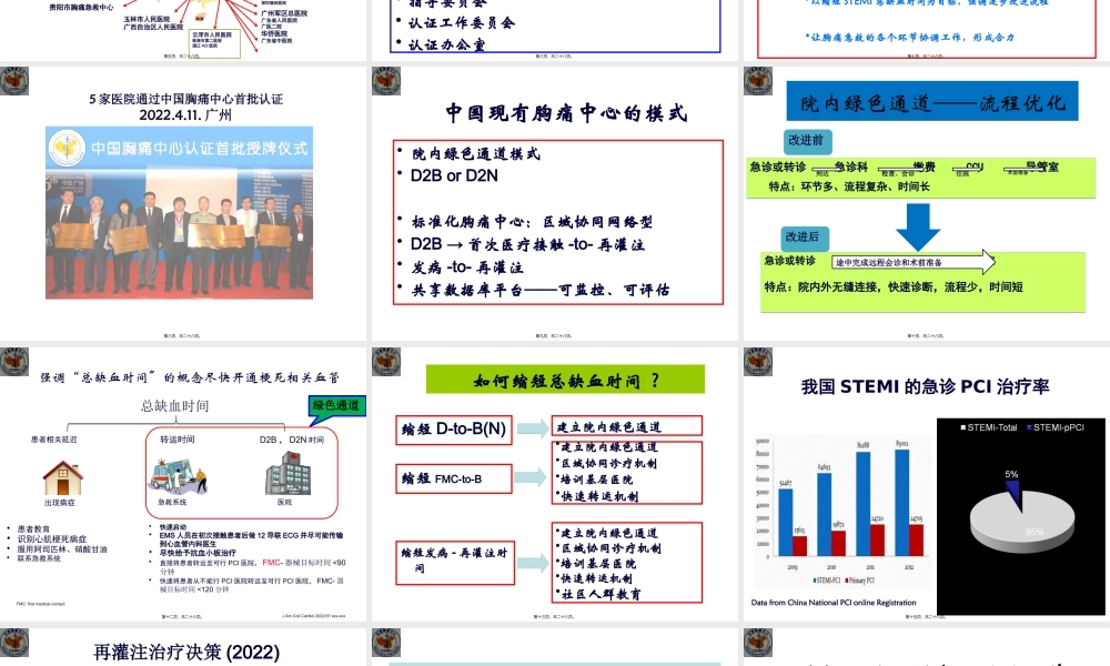 中国胸痛中心建设的现状与未来(PPT)剖析.pptx