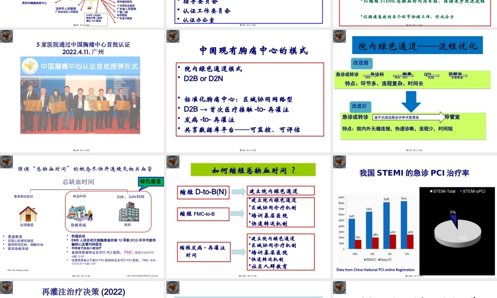 中国胸痛中心建设的现状与未来(PPT)精讲.pptx